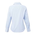 thumbnail image 2 of Premier Womens Micro Gingham Check Cotton Long-Sleeved Shirt, 2 of 4