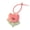 Pink, variant on Cute Flower Doll Keychain Pendant Plush Floral Keychain for Bag Purse Car Keys, Adorable Gift Accessory for friend Couple Birthday Valentine