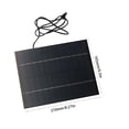 6W 12V Solar Panel with Type C Output for Outdoor Security Camera ...