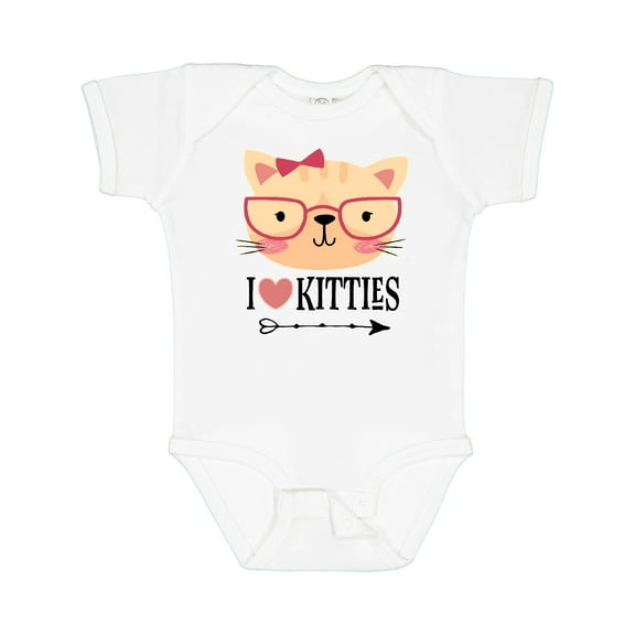 Inktastic Cat Lover I Love Kitties Girls Baby Bodysuit