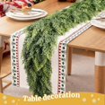 thumbnail image 6 of Uncahome 6 ft Artificial Norfolk Pine Garland,Real Touch Christmas Greenery Garland Suitable for Table, Mantle, Wall, Indoor, Outdoor Holiday Decor, 6 of 8