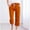 Orange#1, variant on Jeans Wide Leg, Women's Fragrant Solid Color Loose Women Fashion Drawstring Pants Pants Pockets