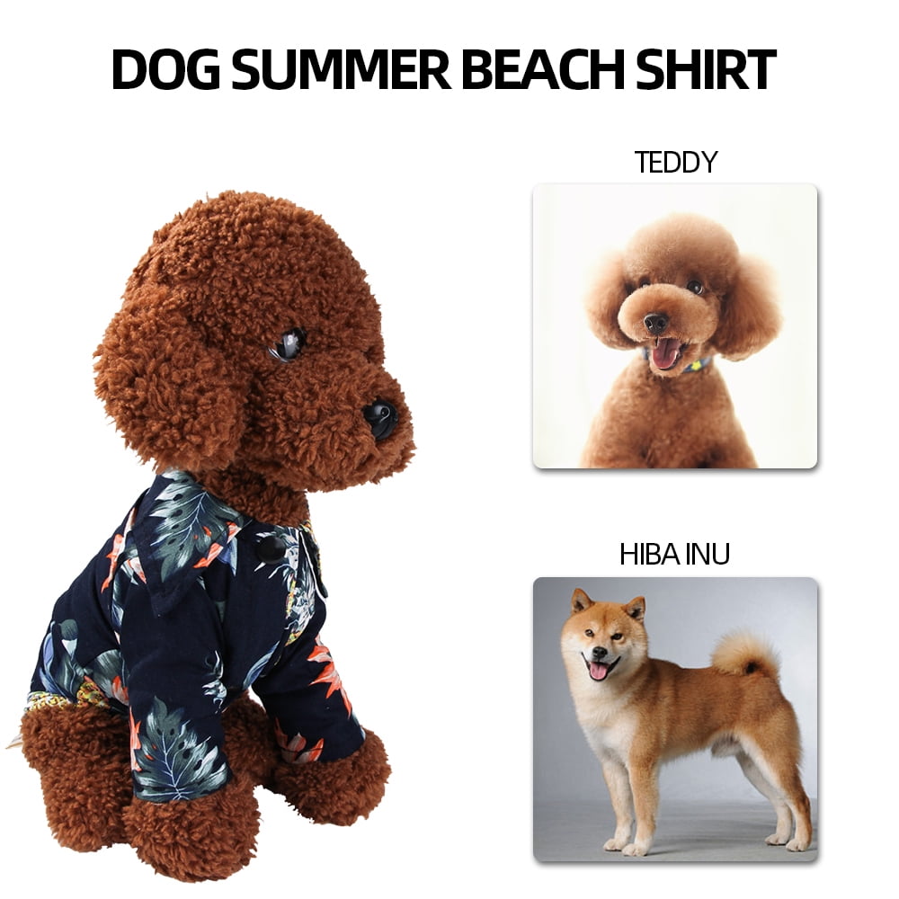 Dog Summer Beach Shirt Teddy Shiba Inu Cotton Linen Quick Dry Soft Breathable Spring Summer Small Dog Clothes Walmartcom