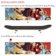 thumbnail image 2 of Football Skateboard Stickers Pack of Two Emery PVC 8.8x32.6in/22.4x83 cm Accessories, 2 of 5