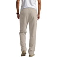 thumbnail image 5 of Mens Golf Pants Lightweight Quick Dry Anti-Slip Work Dress Pants Stretch Elastic Waist Drawstring Casual Slacks with Pockets Size 3XL Khaki, 5 of 8