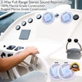 thumbnail image 4 of Altavoces marinos Pyle PLMRS63WL de 6,5 pulgadas, 2 vías y 240 W, color blanco, 4 of 6