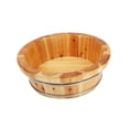 thumbnail image 3 of Lavabo de madera para pies reutilizable, para pedicura, hecho a mano, cómodo para uso en casa o en la oficina. 16x40cm B, 3 of 9