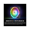 thumbnail image 2 of Thermaltake SWAFAN EX 12 ARGB PC Cooling Fan, 3-Fan pcak, 500 ~ 2000 RPM, Magnetic Connection, Reversable Blades, sync with MB RGB software, CL-F167-PL12SW-A, 2 of 5
