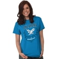 thumbnail image 5 of Cute Oklahoma Flowery Eagle Floral Women's Graphic T Shirt Tees Brisco Brands M, 5 of 6
