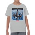 thumbnail image 2 of Officially Licensed Nasa Mir Space Station in Orbit Youth's T-shirt, 2 of 3