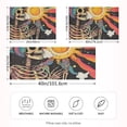 thumbnail image 2 of Yayeee Pillowcase Standard Size Set of 2 Satin Wrinkle Resistant Pillow Case, Skeleton with Sun, 2 of 7