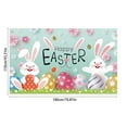 thumbnail image 3 of Boovnll Easter Dinner Party Activity Background Cloth Bunny Eggs Background Decoration Hanging Cloth Photo Props, Easter Decorations, Easter Decor, 3 of 6