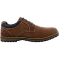 thumbnail image 3 of Izod Jensen Brown Engineered Leather Mens Casual Shoes with Comfortable Memory Foam, Laces, Dark Taupe, 11 M US, 3 of 4