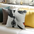 thumbnail image 3 of BANET Throw Girl Jewelry and Beauty Makeup Adult Pillowcase Home Decorative Square Pillow Case 24x24in, 3 of 5