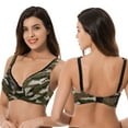 thumbnail image 6 of Curve Muse Women’s Unlined Plus Size Comfort Cotton Underwire Bra-OLIVE/MULTI,BLACK-48D, 6 of 7