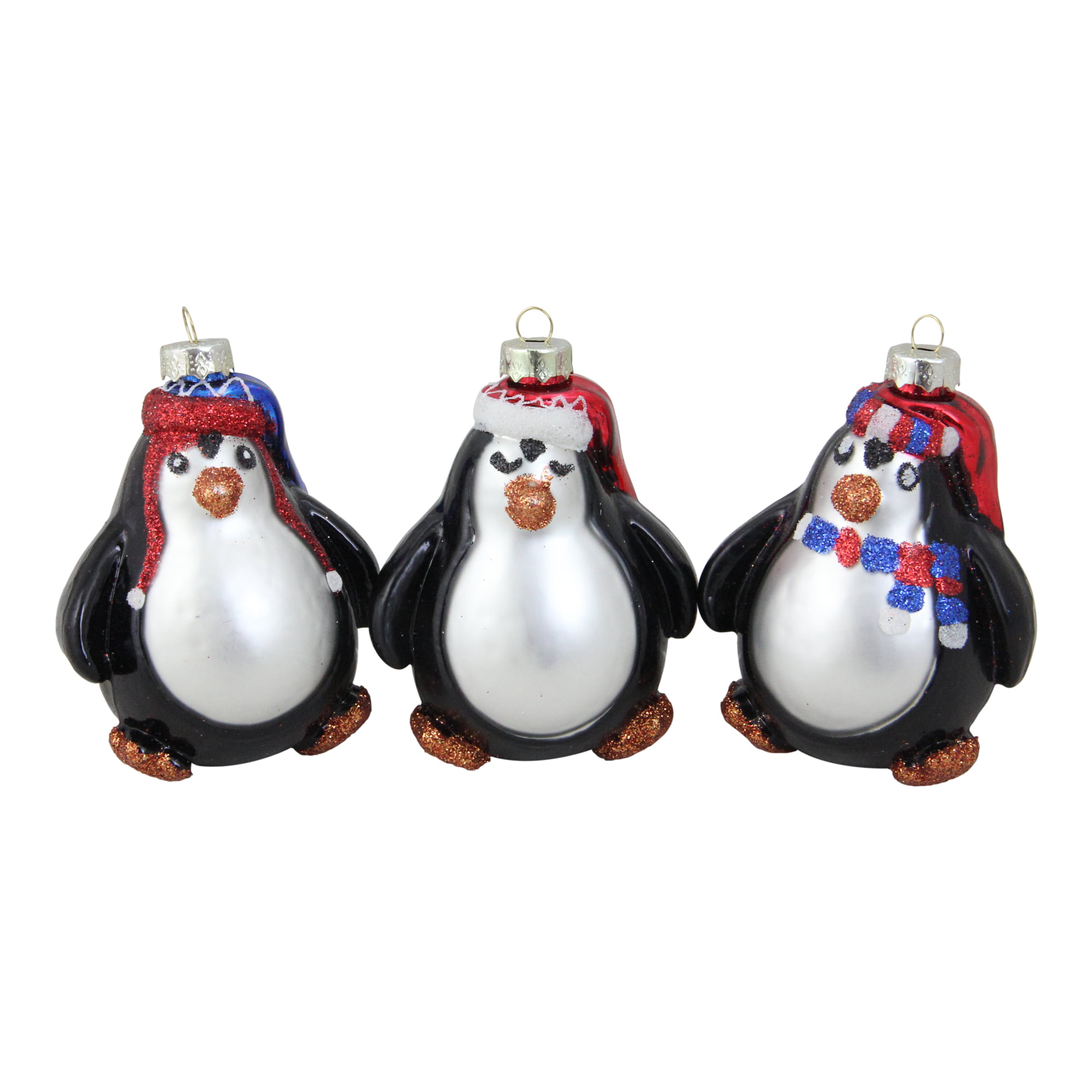 White Ceramic Penguin Ornament Tea Light Candle Holder Christmas Decor Gift 
