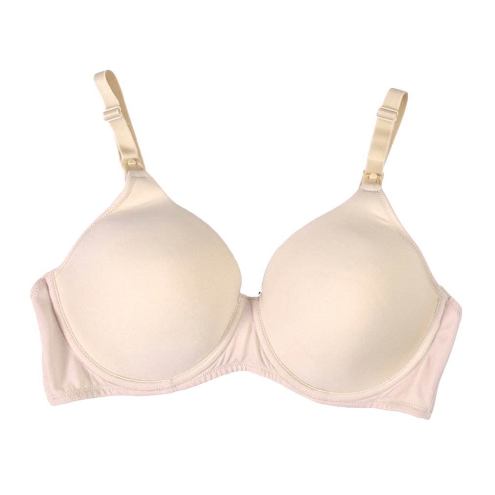 Voqeen 2 Pack Women/’s Cotton Nursing Bra with Removable Pads Wireless Maternity Bra Anti Sagging Breastfeeding Bra Sleep Bralette Breastfeeding Vest Comfortable Pregnancy Bra