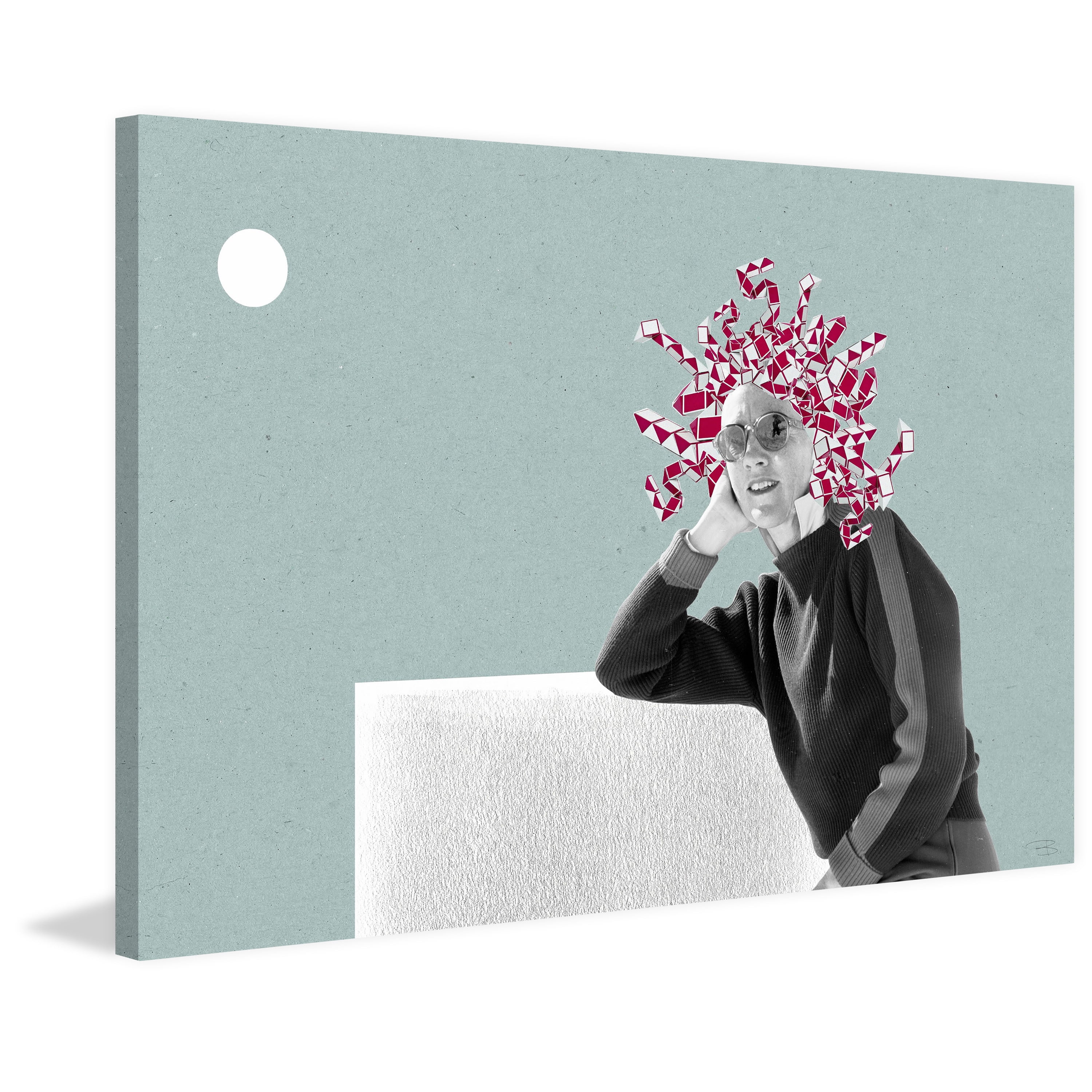 Marmont Hill "Medusa I" by Bengoa Vazquez Painting Print on Wrapped Canvas
