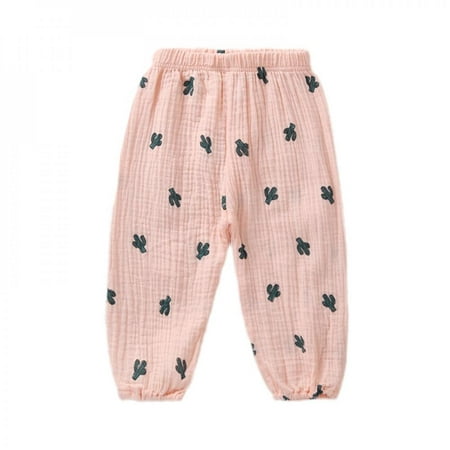 

Clearance!Autumn Children sweatpants Baby Girl leggings Floral Print Long Pants Trousers Kids Casual Cotton Soft Bottoms 6M-4T