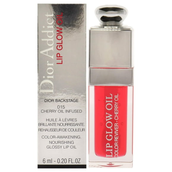 Dior Christian Addict Lip Glow Oil - 015 Cherry Lip Oil Women 0.2 oz, Glossy finish