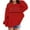657-Red, variant on LIIPEE Girls Boys Hoodies Fall Winter Letter Printed Long Sleeve Pullover Hooded Sweatshirt With Pocket Girl Stylish Casual Outings Sweatshirts,Black,3-4 Years