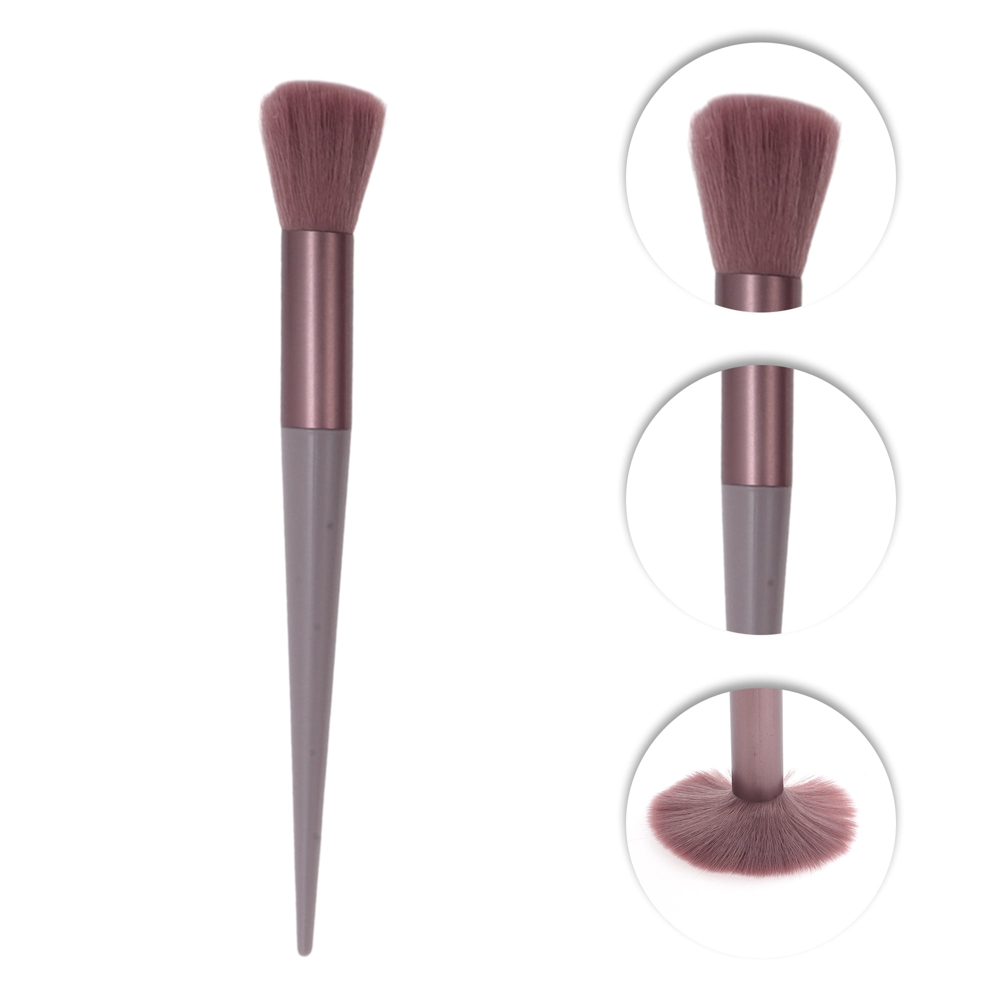 Unique Bargains 13 Pcs Lightweight Makeup Brush for Travel Latte Color