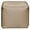 Beige, variant on Cube Brava Pouf Ottoman Foot Rest - Khaki - Modern Square Bean Bag Chair with Water Repellent Fabric - Floor Pouf for Living Room, Bedroom or Patio - Foot Rest for Indoor and Outdoor