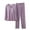 Purple, variant on Cqxid525 Women's Sleepwear Womens Pajama Sets Summer Pj Set Long Sleeve Top Built In Bra with Long Pants Sleepwear 2 Set Sleepwear Pjs Sets Lounge Set Blue 1PC