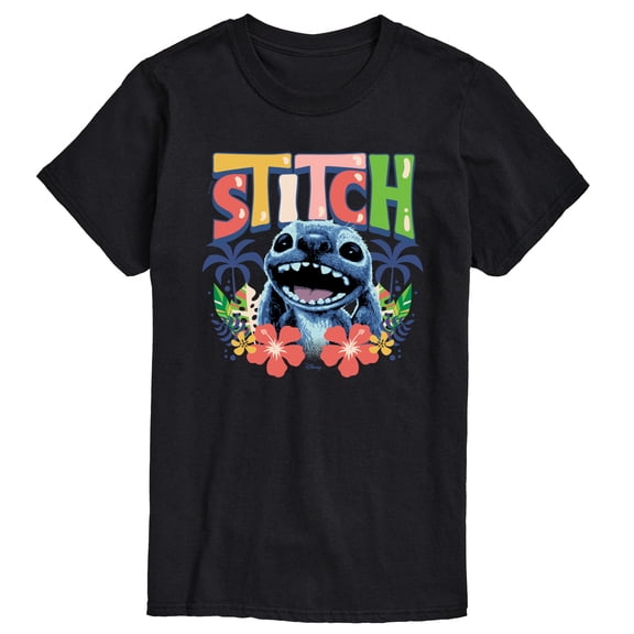 Lilo & Stitch - Stitch Hawaiian Frame - Men's Short Sleeve Graphic T-Shirt
