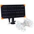 thumbnail image 1 of Novelty Lights 100 Light True Twinkle (100% Twinkle) Solar LED Christmas Mini Light Set, Pure White, Outdoor String Lights, White Wire, 44 Feet, 1 of 9