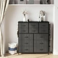 thumbnail image 3 of EastVita 12 Dresser Drawer for Bedroom, Chests of Drawers for Hallway, Entryway, Storage Organizer Unit with Fabric, Sturdy Metal Frame, Wood Tabletop, 3 of 9