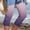 Purple, variant on Fznquz Yoga Womens Pants Casual Workout Capri Leggings Stretch White Tummy Contrl Pants XL