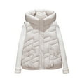 thumbnail image 2 of Roncen Women's Lightweight Down Vest Sleeveless Hooded Slim-Fit Puffer Coat - Zip Front Casual Outerwear with Pockets - Stylish Waistcoat Jacket for Winter Layering, 2 of 8