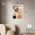thumbnail image 5 of Soft Spot Boho Neutral Abstract Canvas Wall Art by Art Remedy, Gallery Wrapped, 24"x30", 5 of 7