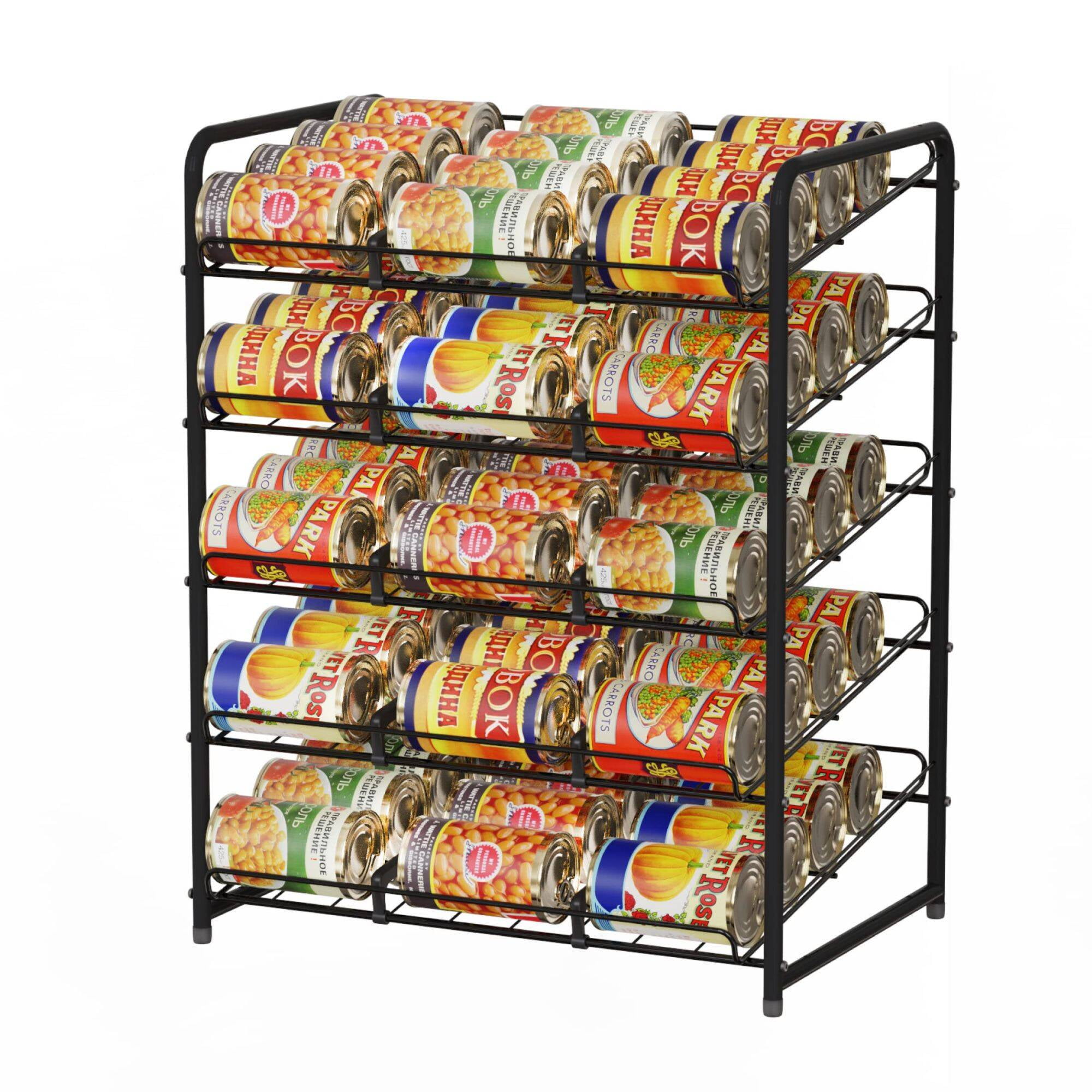 Can Rack Organizer,Holds up to 60 Cans for Kitchen or Pantry