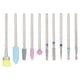 thumbnail image 5 of Cabezal para lijar uñas, 10 piezas, cepillo para polvo de uñas, cabezal para pulir uñas, materiales ecológicos, 5 of 14