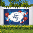 thumbnail image 4 of Decorative Design Happy Labor Day Banner Colorful Balloons Patriotic Theme for Outdoor Party Indoor Decoration Holiday Celebration, 4 of 7