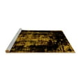 thumbnail image 2 of Ahgly Company Machine Washable Indoor Rectangle Abstract Yellow Modern Area Rugs, 6' x 9', 2 of 4
