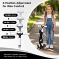 thumbnail image 2 of MammyGOL foldable Boys Kick scooter LED flashing wheels Or Girls Scooter available DIY Sticks for children Youth aged 4-12 with a T-bar handle, 2 of 5