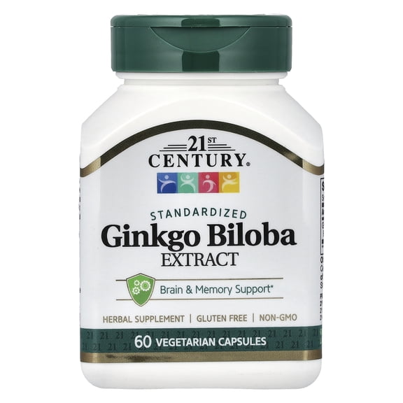 21st Century Ginkgo Biloba Extract 120mg Capsules, 60 Ct