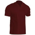 thumbnail image 2 of fatyb Men's Casual T-Shirts Summer V Neck Basic Tee Tops Short Sleeve Plain Comfortable Tshirts for Men, 2 of 6