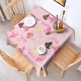 thumbnail image 2 of Ballet Princess Pattern Square Tablecloth,Waterproof Square Table Cover,Wipeable Spillproof Washable Table Cover for Home Kitchen Party Decor 60"x60"(152x152cm), 2 of 6