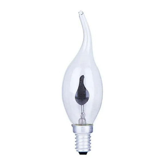 SharkTRUE Ampoule Bougie à Flamme Vacillante : Lueur Orange Authentique pour Ambiance