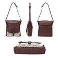 thumbnail image 3 of KouLi Buir Crossbody Purses for Women PU Leather Shoulder Handbags Multi Pockets Straw Weaving Design, 3 of 7