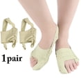 thumbnail image 2 of 1 Pair Bunion Corrector Fake Leather Breathable Bunion Relief Toe Straightener, 2 of 10
