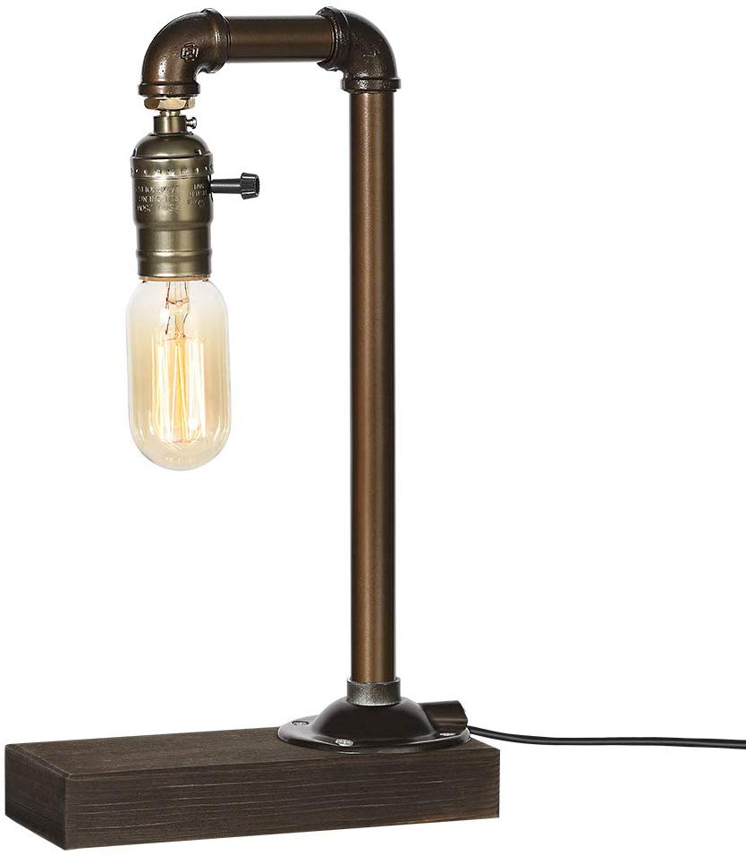 Retro Table Desk Lamp Beside Nightstand Light Industrial Loft Style