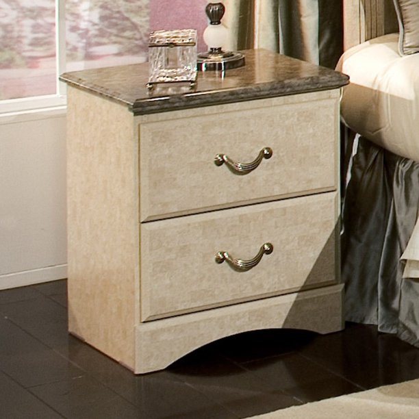 Standard Furniture Florence 19 Inch Nightstand In Jura Block Walmart Com Walmart Com