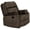 Coffee, variant on Global Furniture USA U7303C Brown Microfiber Glider Recliner