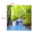 thumbnail image 4 of Cortinas de 2 Paneles para Ventana, Cortinas de Oscurecimiento con Aislamiento Térmico, Tema de Paisaje, 65 X 59 Pulgadas, Lavable a Máquina, Ganchos Cascada Yotijar Cortinas de ventana de baño, 4 of 8