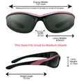 thumbnail image 2 of Bikershades Motorcycle Sunglasse Padded for Men and Women. Wraparound Wind and Dust Resistant Frame., 2 of 4